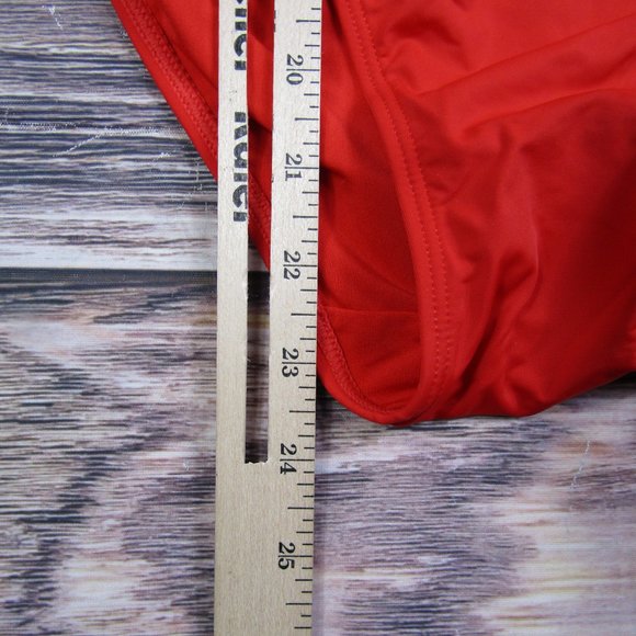 Good American NEW 4XL Size 7 Red Leilani One Piece Swimsuit Beach Summer Keyhole - Picture 8 of 11